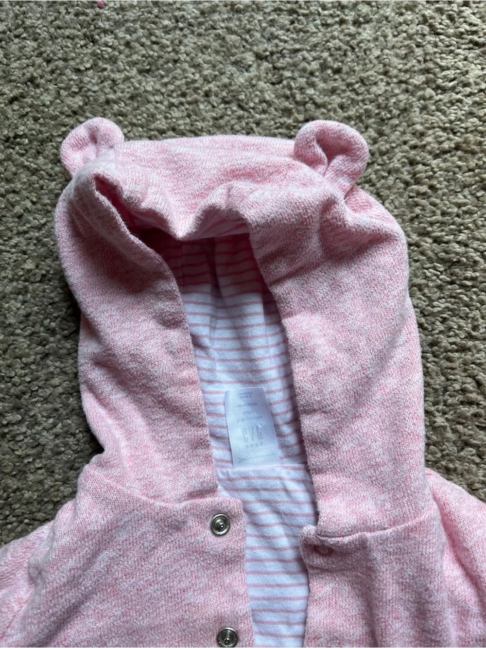 GAP Pink Hooded Baby Matching Set